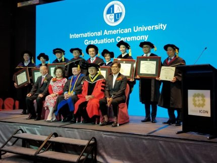 International American university Graduation Ceremony